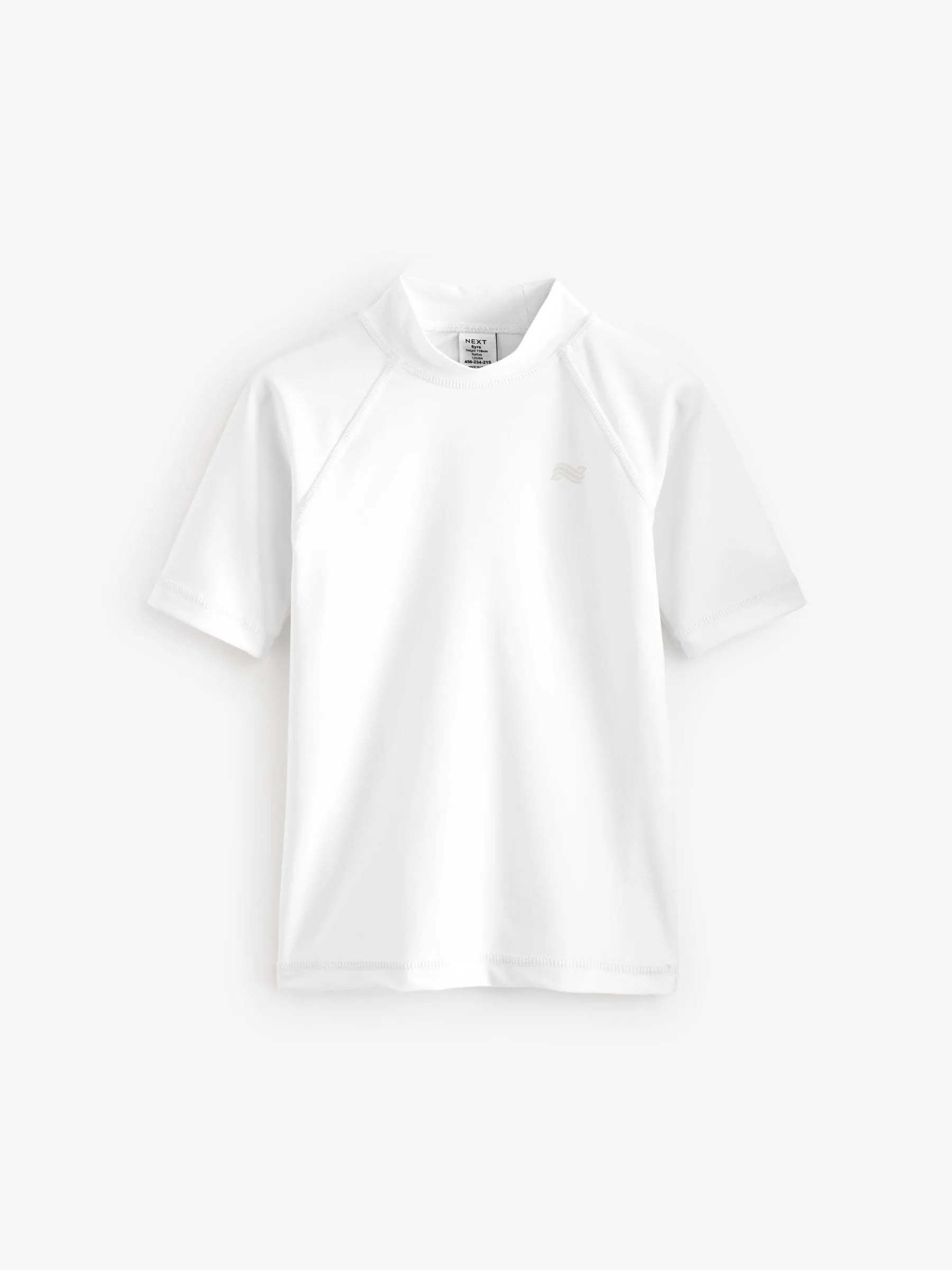 White Short Sleeve Rash Vest (1.5-16yrs)