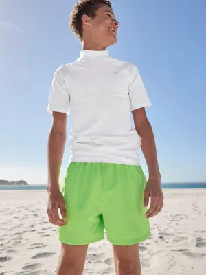 White Short Sleeve Rash Vest (1.5-16yrs)