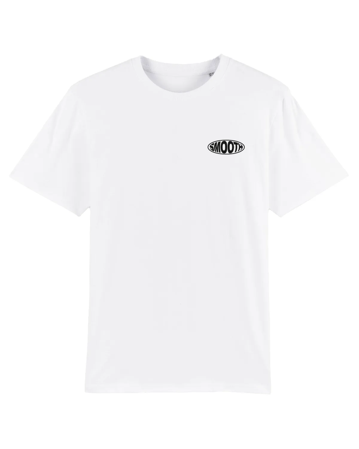 White T / Oval Black Front Back men
