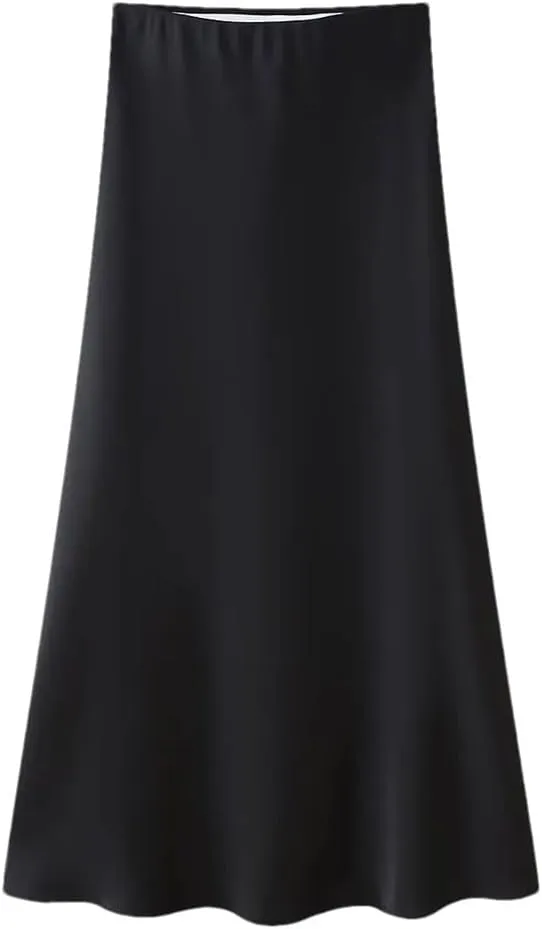 Women's Skirts A-Line High Waist Slim Fit Casual Party Comfortable Office Midi Skirt
