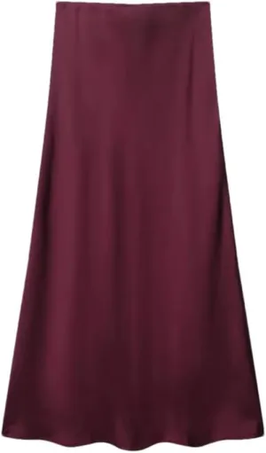 Women's Skirts A-Line High Waist Slim Fit Casual Party Comfortable Office Midi Skirt