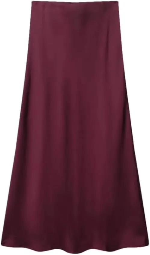 Women's Skirts A-Line High Waist Slim Fit Casual Party Comfortable Office Midi Skirt