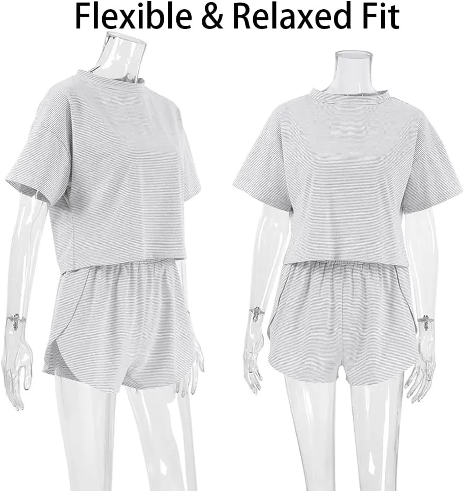 Women's Split Short Pajama Set, Sereluxe Pajama Set, Wrap Split Shorts, Comfortable Casual Loose Fit