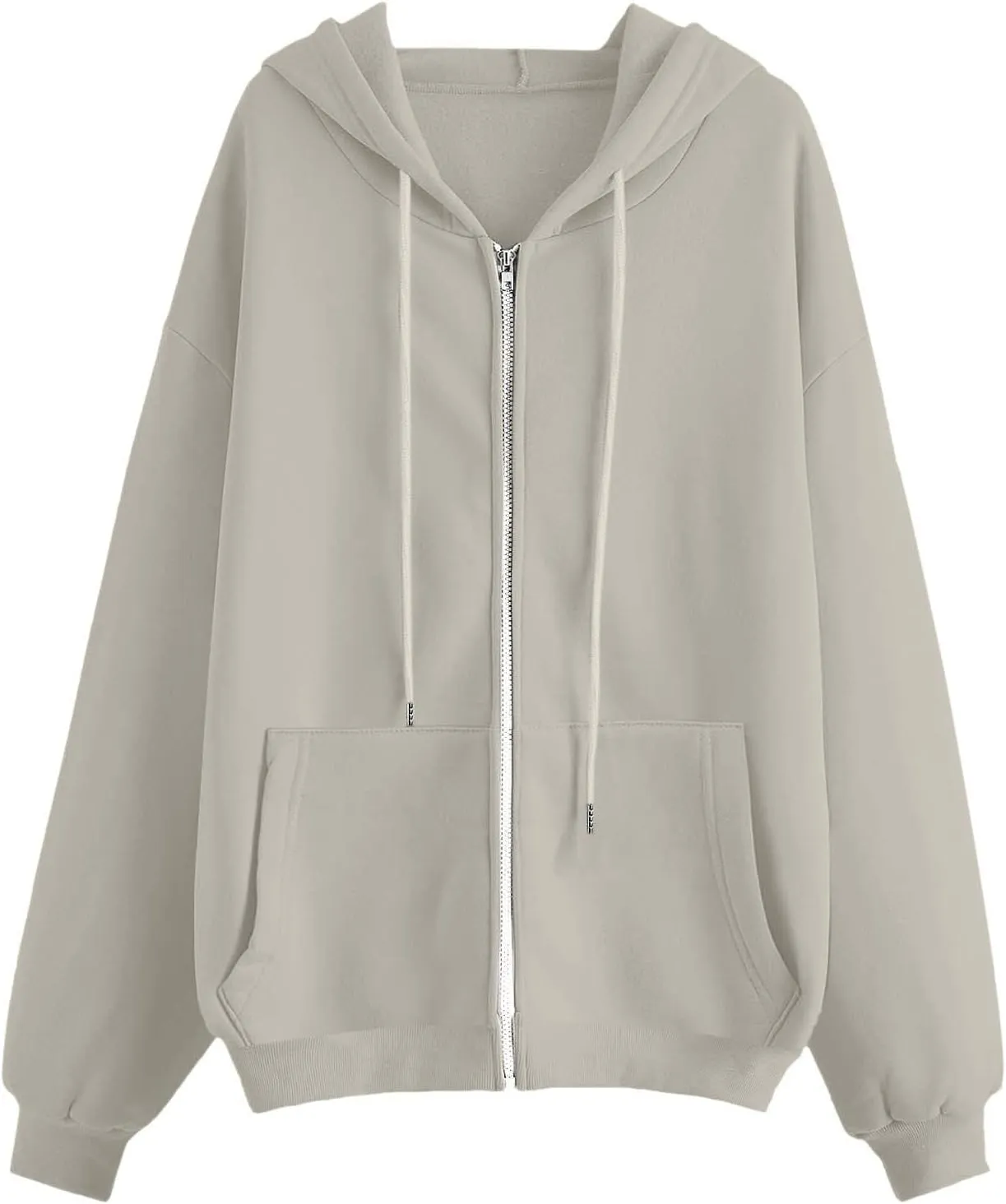 Womens Zip Up Hoodies 2025 Fall Winter Fashion Long Sleeve Hooded Sweatshirts Long Sleeve Casual Lightweight Y2k Jacket