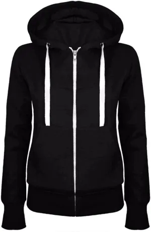 Zip Up Hoodies for Women 2024 Oversized Casual Fall Sweatshirts Fleece Long Sleeve Hooded Pullover with Pockets